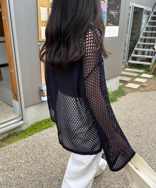 nemne トップス 「低身長用サイズあり」前後2wayスキッパー