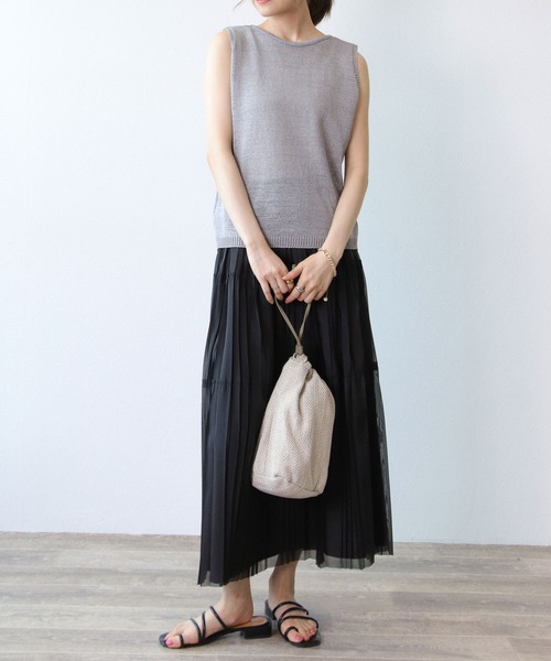 ニット セーター Sugar Rose / knit tank(ニットタンク) レディース TITE IN THE STORE ニット セーター 「SUGAR ROSE /シュガー