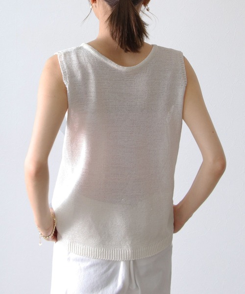 ニット セーター Sugar Rose / knit tank(ニットタンク) レディース TITE IN THE STORE ニット セーター 「SUGAR ROSE /シュガー