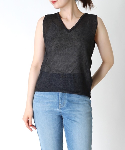 ニット セーター Sugar Rose / knit tank(ニットタンク) レディース TITE IN THE STORE ニット セーター 「SUGAR ROSE /シュガー