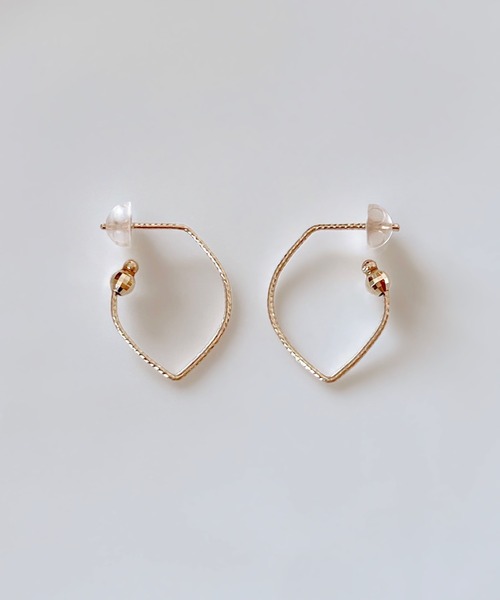 CERCA ピアス 「 jolie joie 」K10YG ミラーボール グリッター