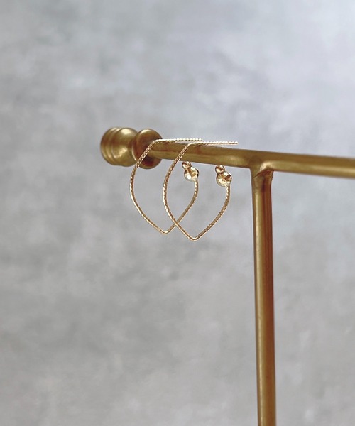CERCA ピアス 「 jolie joie 」K10YG ミラーボール グリッター