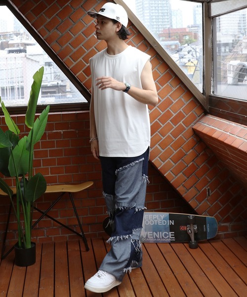 新品❤️CPG❤️ノースリーブ BEAMS HEART（ビームス ハート）ノースリーブ ハイネック プル