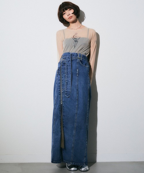 ジャンパースカート 「再入荷」マルチウェイデニムジャンパー
