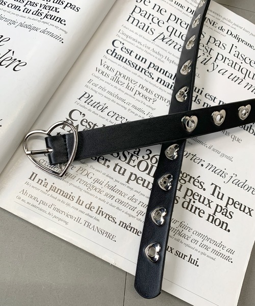 新品　未使用　パメオポーズ　ハート　ベルト non-hedge ハトメハートベルト|TiMTiMオンラインストア