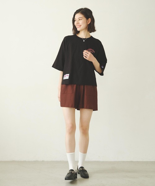 MILKFED.（ミルクフェド） パンツ BUMPY SHORT PANTS レディース