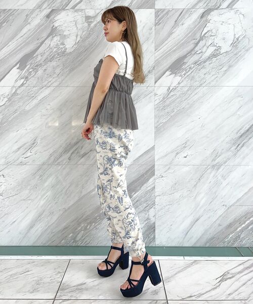 人気ブラドン ESPERANZA サンダル Tストラップチャンキーヒールサンダル 24SS 靴