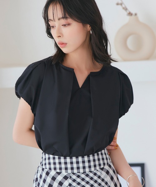 RUIRUE BOUTIQUE（ルイルエブティック） ブラウス シャツ 半袖 洗える