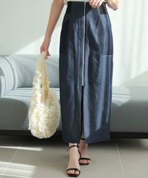 LADYMADE（レディメイド） ロング スカート メッシュポケットジップ
