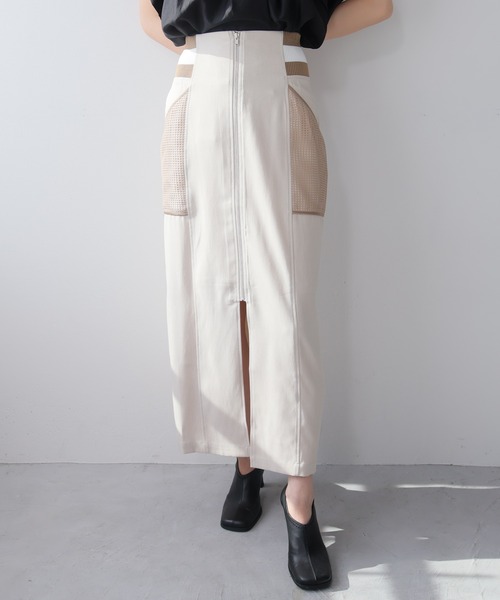 レディメイド（LADYMADE）/メッシュポケットジップタイトスカート LADYMADE（レディメイド） スカート メッシュポケットジップタイト
