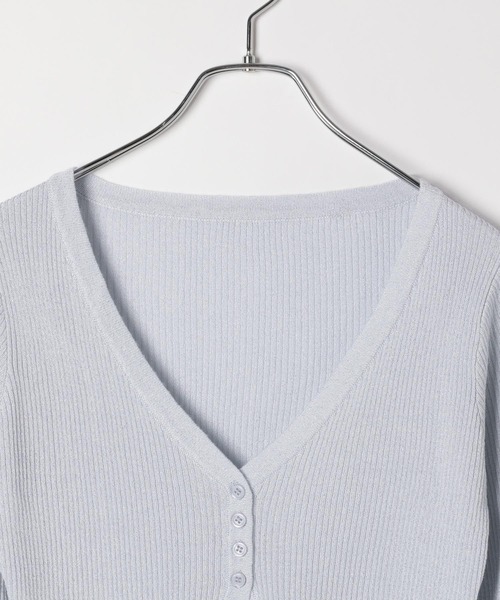 SUE出品 Heather（ヘザー） カーディガン シアーラメカーディガン 118739