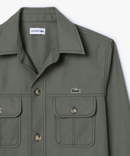 LACOSTE（ラコステ） シャツ レーヨンブレンドヘビーウェイト