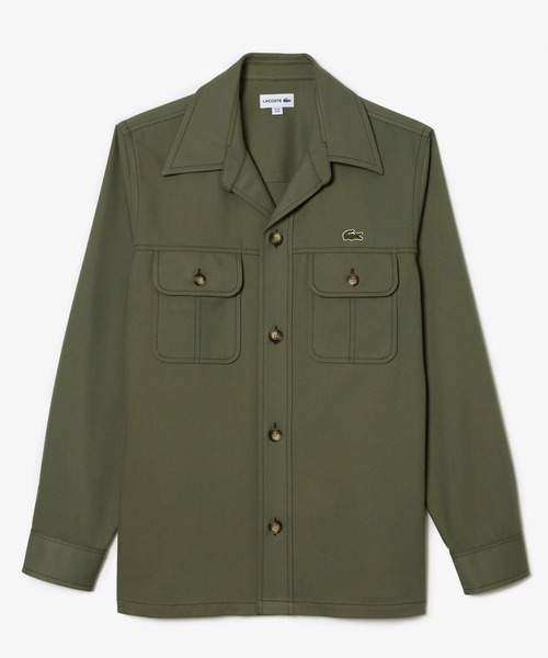 LACOSTE（ラコステ） シャツ レーヨンブレンドヘビーウェイト