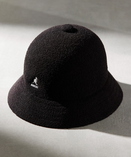 windandsea × KANGOL バケットハット 黒 wind and sea KANGOL バケット ハット 黒 Mサイズ
