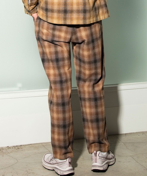 Johnbull 　ジョンブル　チェック　ジャケット　パンツ　セットアップ Johnbull（ジョンブル） パンツ オンブレチェックワンタックイージー