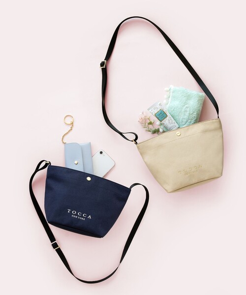 新品　トッカ　ショルダーバッグ　ピンク　ロゴ　4513 ヨンア×大人百花コラボ】OPTARE BAG バッグ （ショルダーバッグ