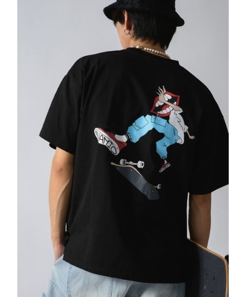 RE730 tシャツ なみおくんスケボー ビッグシルエットTシャツ メンズ