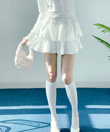ROUGHNECKフリル ミニスカート スカート フリルカンカン ミニスカート バレエコア フリルスカート