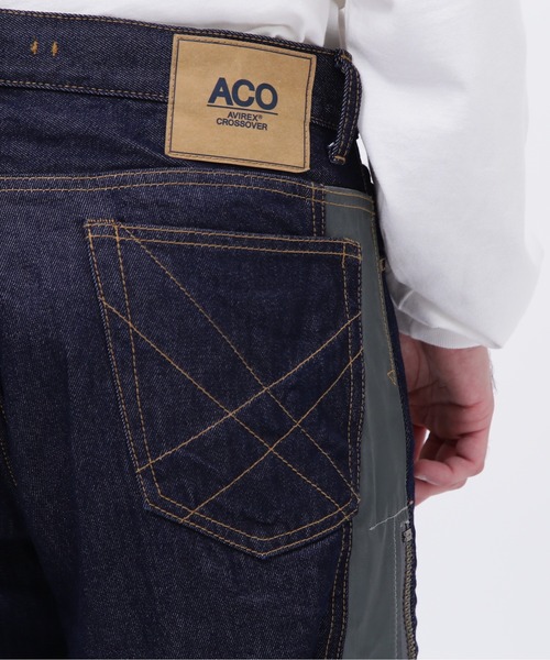 AVIREX（アヴィレックス） ジーンズ 「CROSSOVER」5POCKET DENIM PANTS