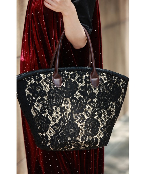 MAISON N.H PARIS（メゾンエヌ アッシュパリ） かごバッグ - ピンク