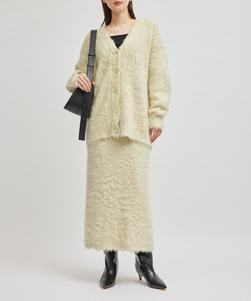 ロペ（ROPE’）/シルクシャギースカート/セットアップ対応 ROPE'（ロペ） スカート シルクシャギースカート/セットアップ対応