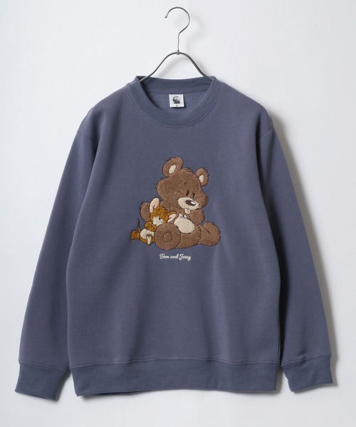 トレーナー スウェット Tom and Jerry/トムとジェリー 裏起毛 サガラ