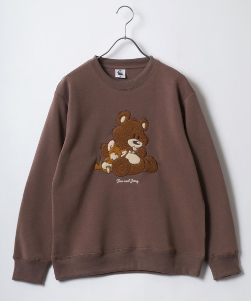 トレーナー スウェット Tom and Jerry/トムとジェリー 裏起毛 サガラ