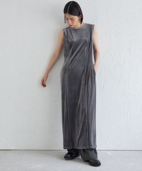 SHIPS（シップス） ワンピース Wai＋:「手洗い可能」ストレッチ