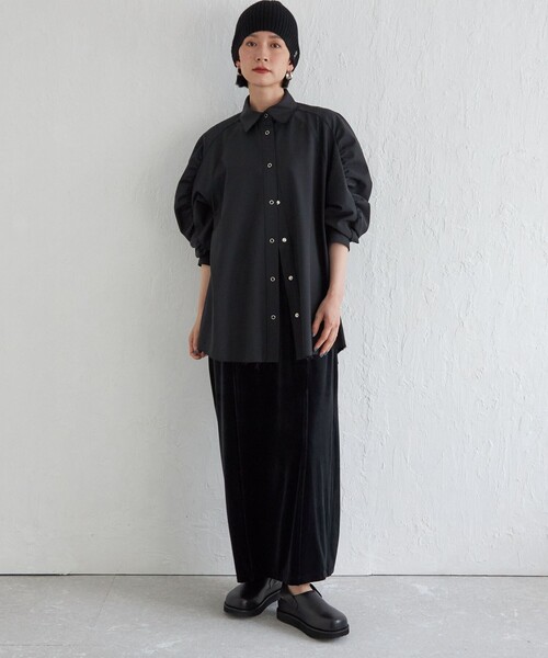 SHIPS（シップス） ワンピース Wai＋:「手洗い可能」ストレッチ