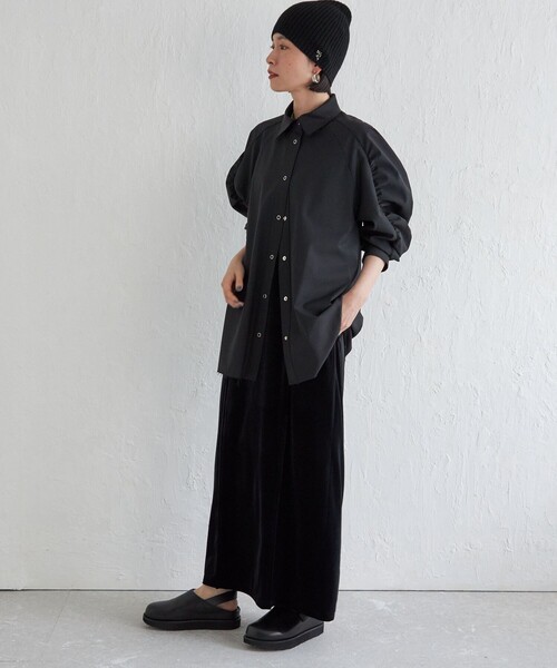 SHIPS（シップス） ワンピース Wai＋:「手洗い可能」ストレッチ