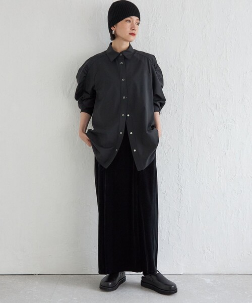 SHIPS（シップス） ワンピース Wai＋:「手洗い可能」ストレッチ