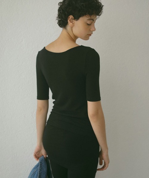【新品タグ付き】etre tokyo バックシャンボートネックTee ETRE TOKYO tシャツ バックシャンボートネックTee レディース
