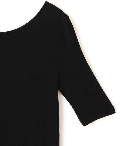 ETRE TOKYO tシャツ バックシャンボートネックTee レディース