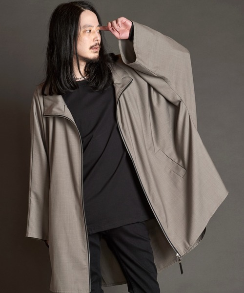 NO ID.（ノーアイディー） ポンチョ 「NO ID.」Stand Collar Dolman