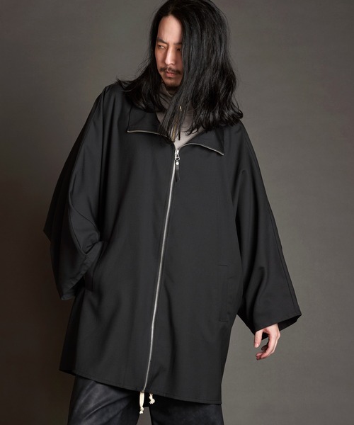 NO ID.（ノーアイディー） ポンチョ 「NO ID.」Stand Collar Dolman