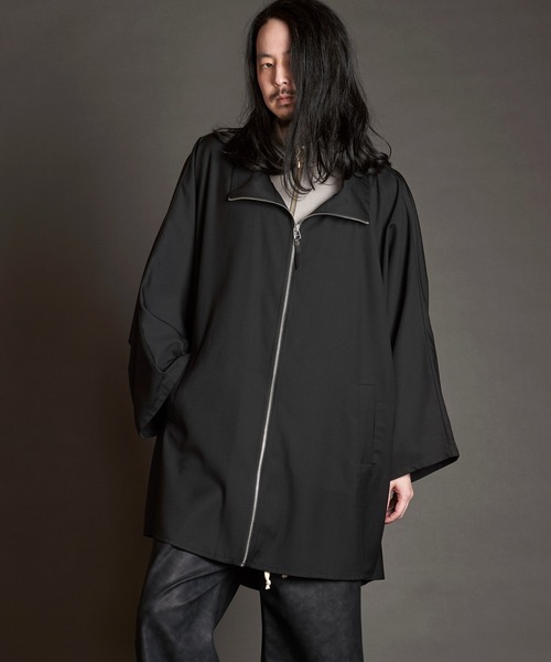 NO ID.（ノーアイディー） ポンチョ 「NO ID.」Stand Collar Dolman