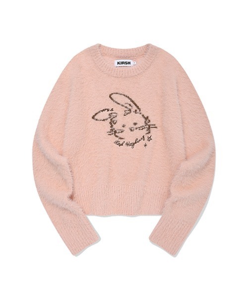 ニット セーター KIRSH WITTY BUNNY JACQUARD KNIT キルシー ウィティーバニー ジャガード ニット レディース ニット セーター KIRSH WITTY BUNNY JACQUARD KNIT キルシー