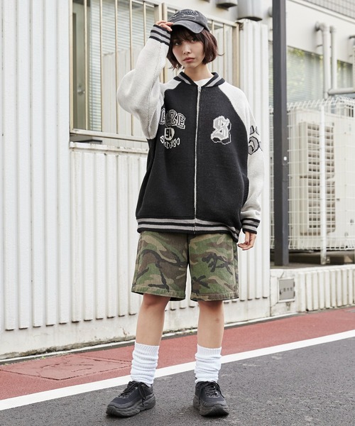 WEGO（ウィゴー） カーディガン WEGO/ジャガードニットスタジャン