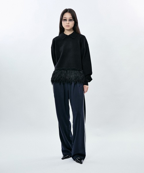 ニット セーター FEATHER DOCKING CROPPED KNIT レディース M TO R ニット セーター FEATHER DOCKING CROPPED KNIT