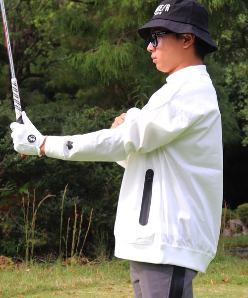 トレーナー スウェット (RM)「LUXE/R GOLF」ストレッチ ブロード ロゴ