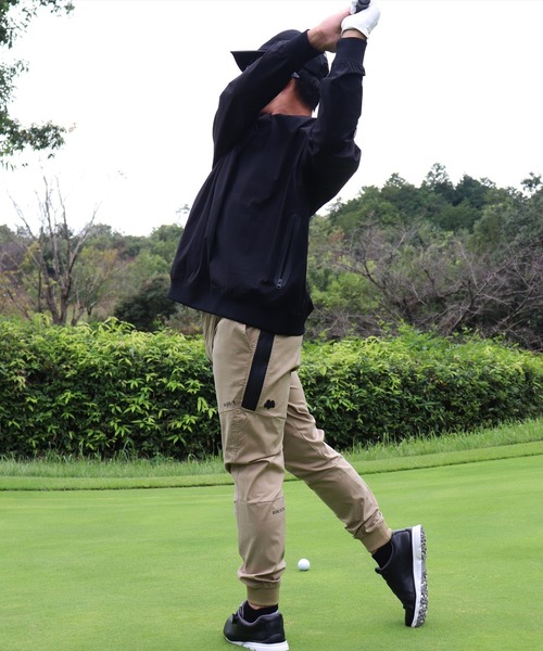 トレーナー スウェット (RM)「LUXE/R GOLF」ストレッチ ブロード ロゴ