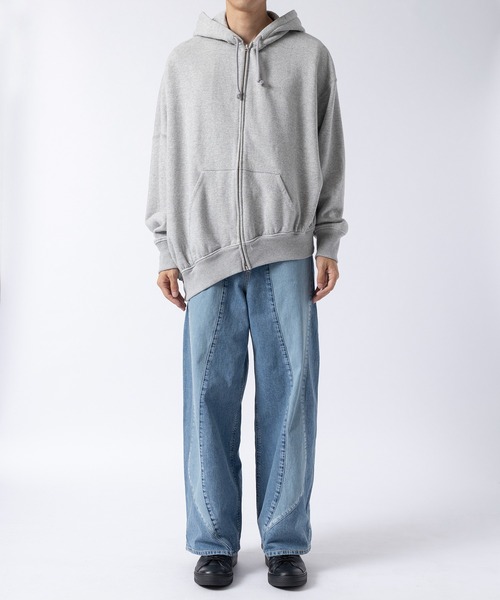 Jieda switching over denim pants size1
