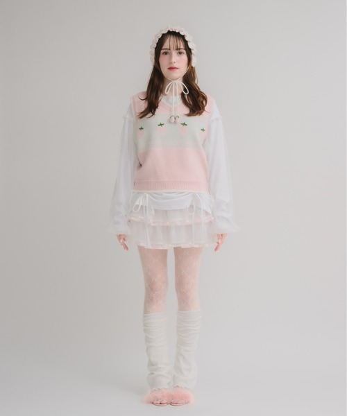 Lolime by mellfy memory スカート syrup frill ミニスカート