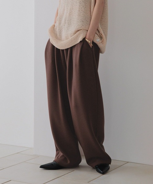 LOWRYS FARM スウェットパンツ ジャージ カットイージーコクーン
