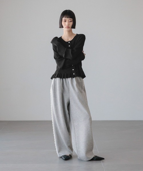 LOWRYS FARM（ローリーズファーム） ワイドパンツ スウェットパンツ