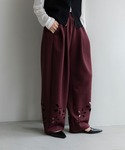 ワイドパンツ スウェットパンツ ジャージ カッ...の詳細画像5