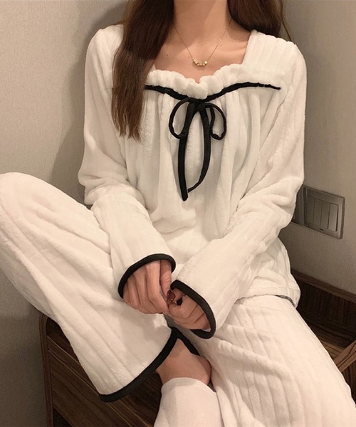 Lace Ladies（レースレディース） パジャマ ルームウェア リボン付き