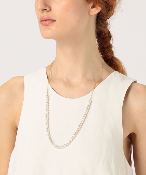 JANUKA パール付きネックレス TOMORROWLAND（トゥモローランド） ネックレス januka パール