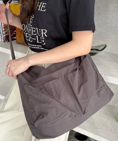 TREOVER ショルダーバッグ バッグ ポケット付き ショルダーバッグ