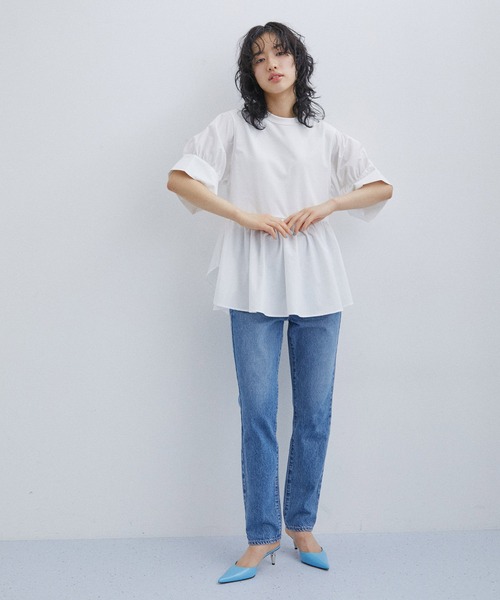 ADAM ET ROPE' tシャツ 「接触冷感」・「UVカット」バウンス
